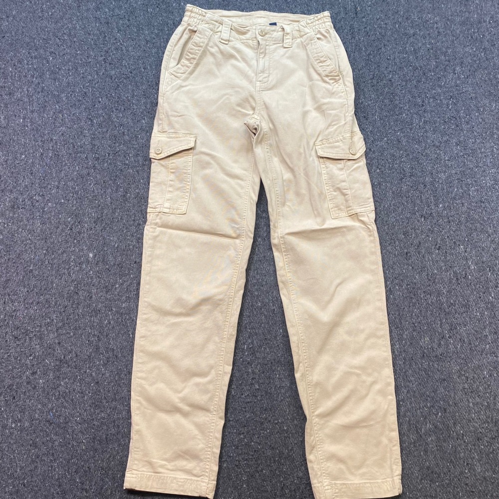 American Eagle Cargo Pants Sz 00 Womens Tan Streetwear Lyocell Stretch Utility
